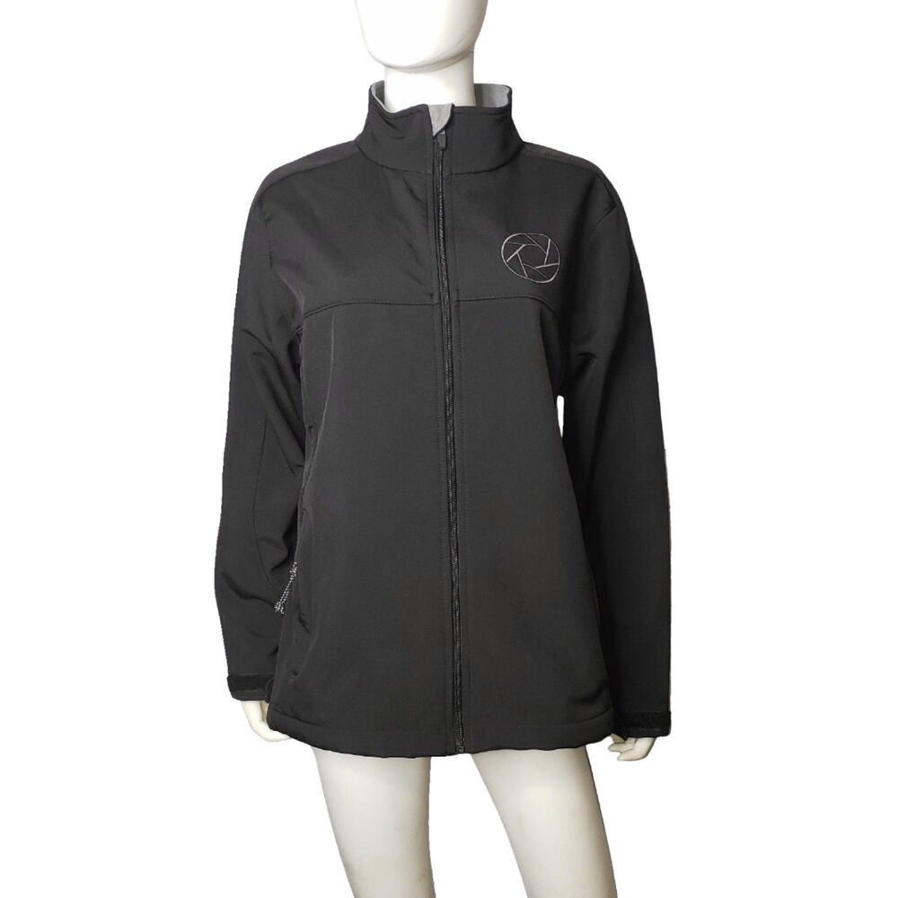Charles River Apparel Black Water Resistant Jacket Womens Size XL